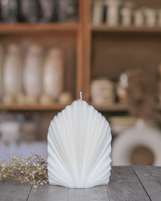 Palm leaf Shape Candle Large