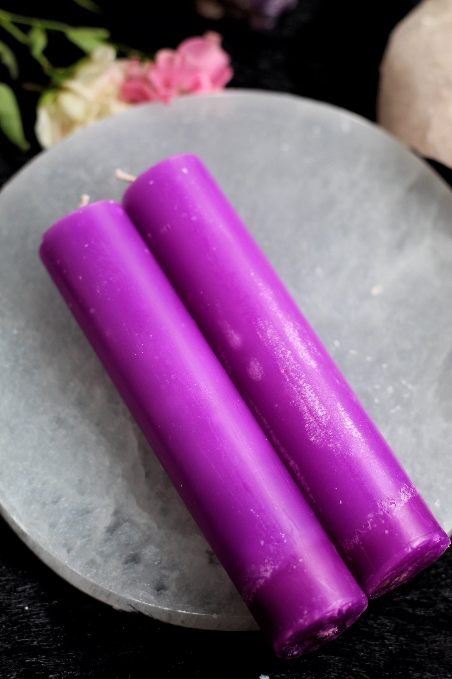 Purple Thick Candle
