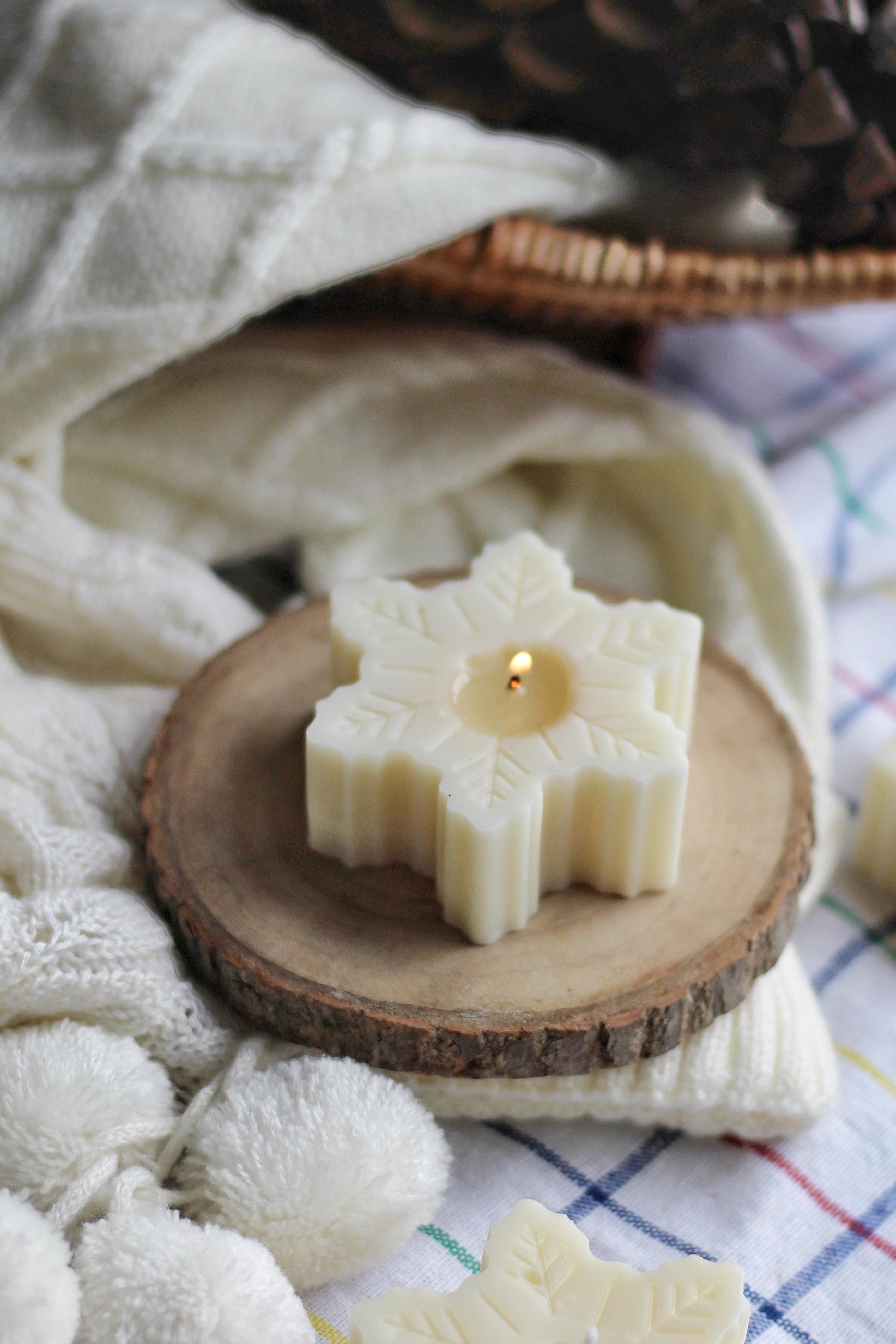 Snowflake Soy Candle | Pack of 5