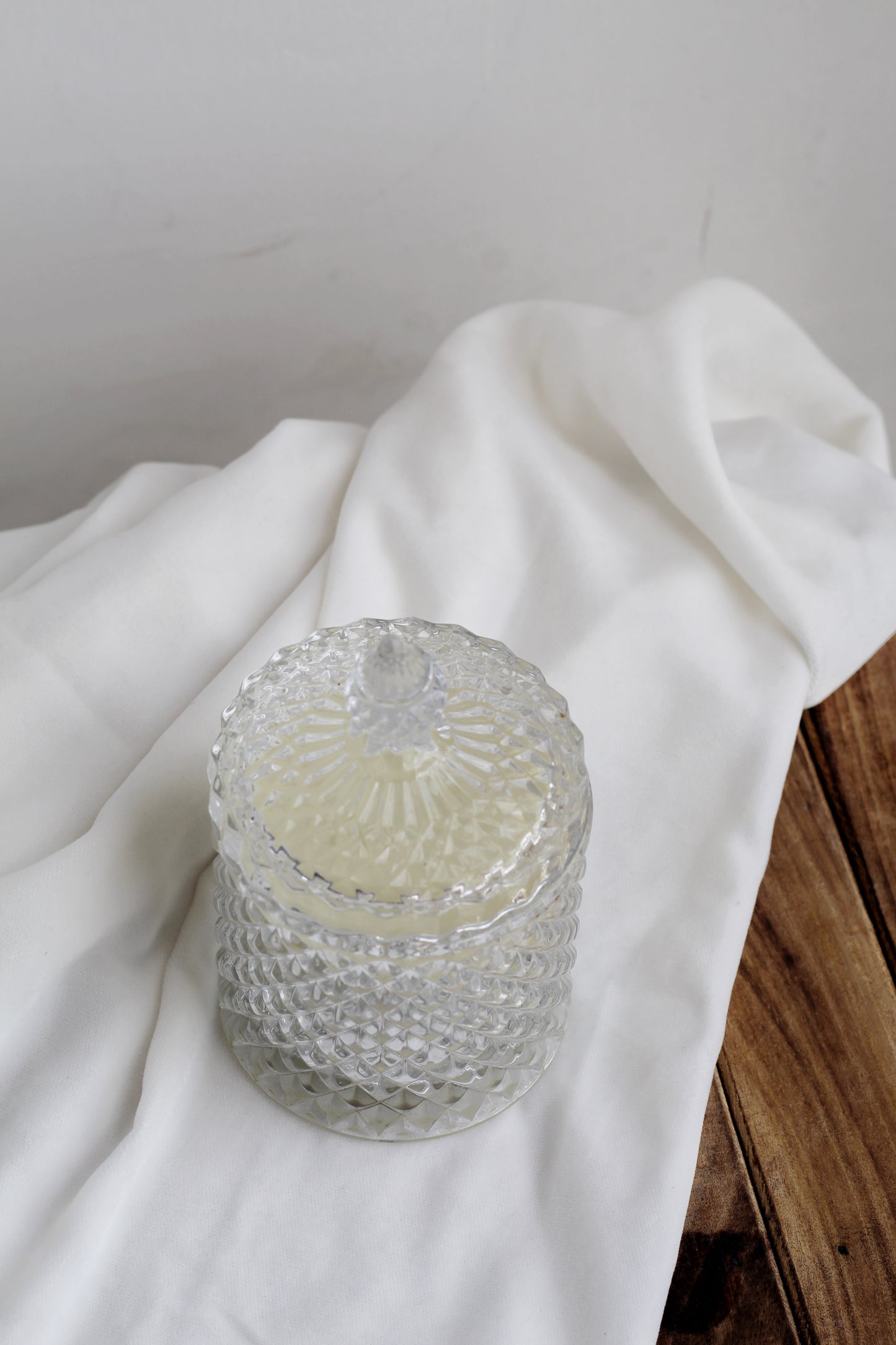 Clear Diamond Jar | Soy Candle