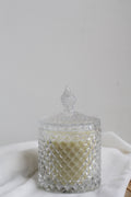 Clear Diamond Jar | Soy Candle