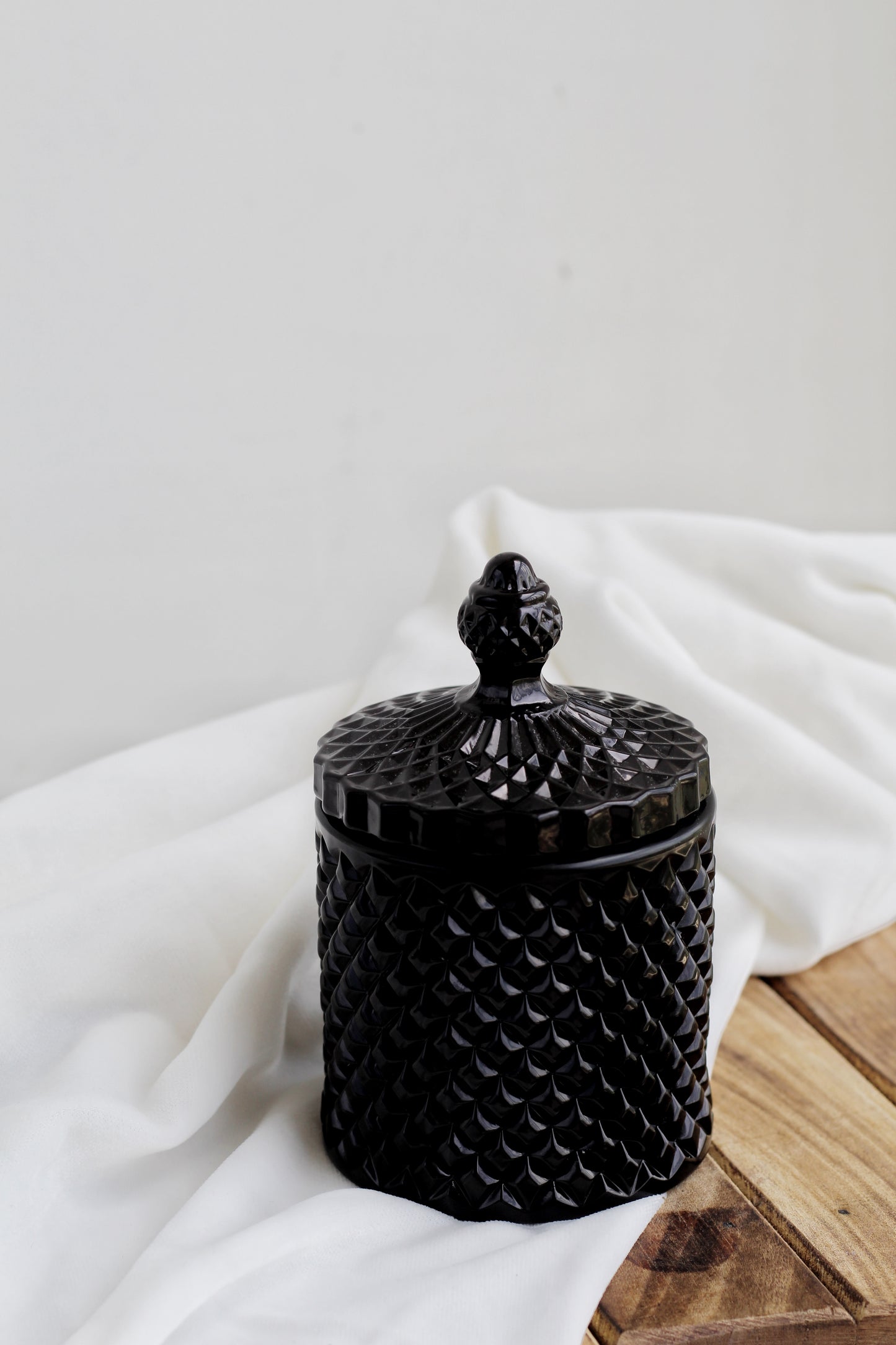 Black Diamond jar Candle