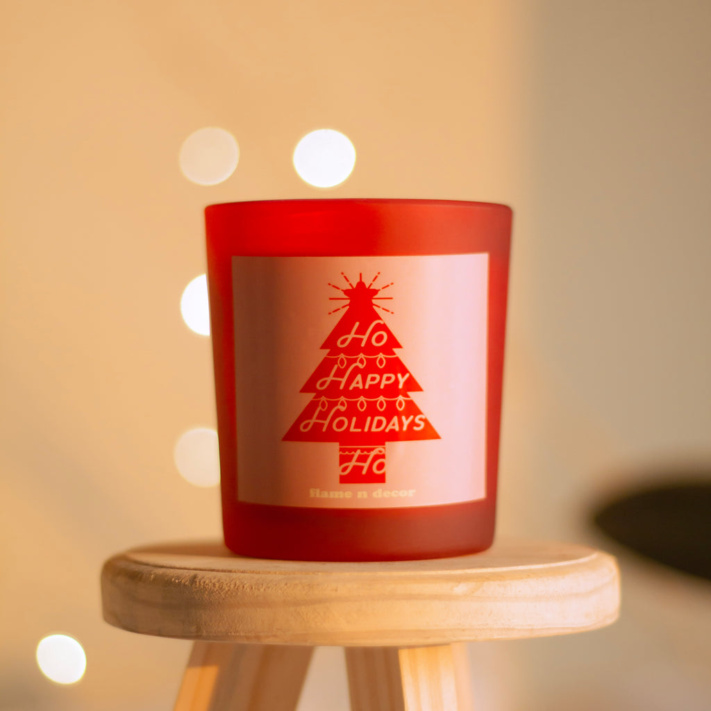 Happy Holidays Soy Candle