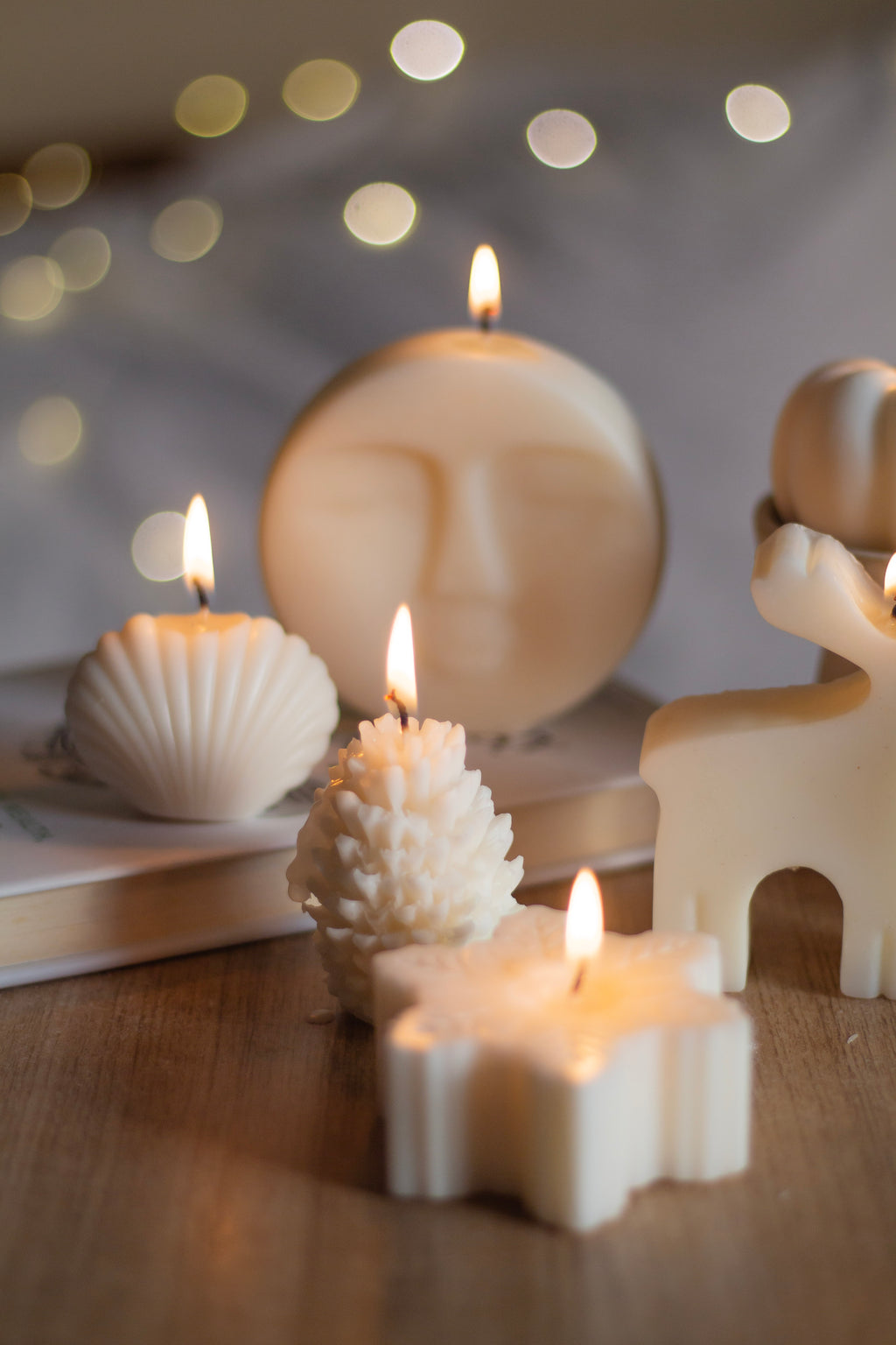 Deer & Pumpkin Candle Combo No 3 | Set of 8 Candles | Soy Candle