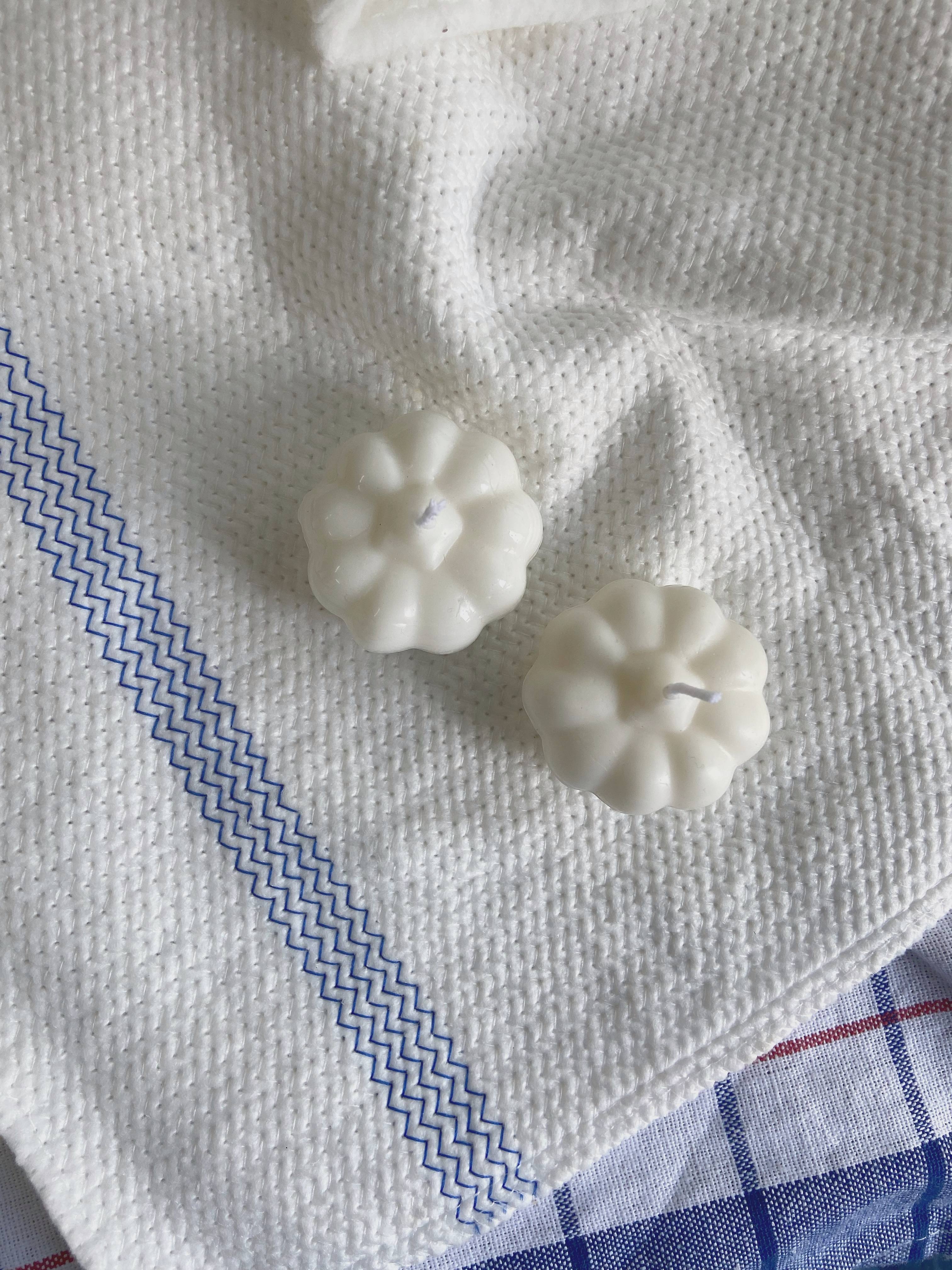 Mini Pumpkin Candle | White Soy Candle