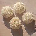 White Peony Decorative Candle | Set of 4