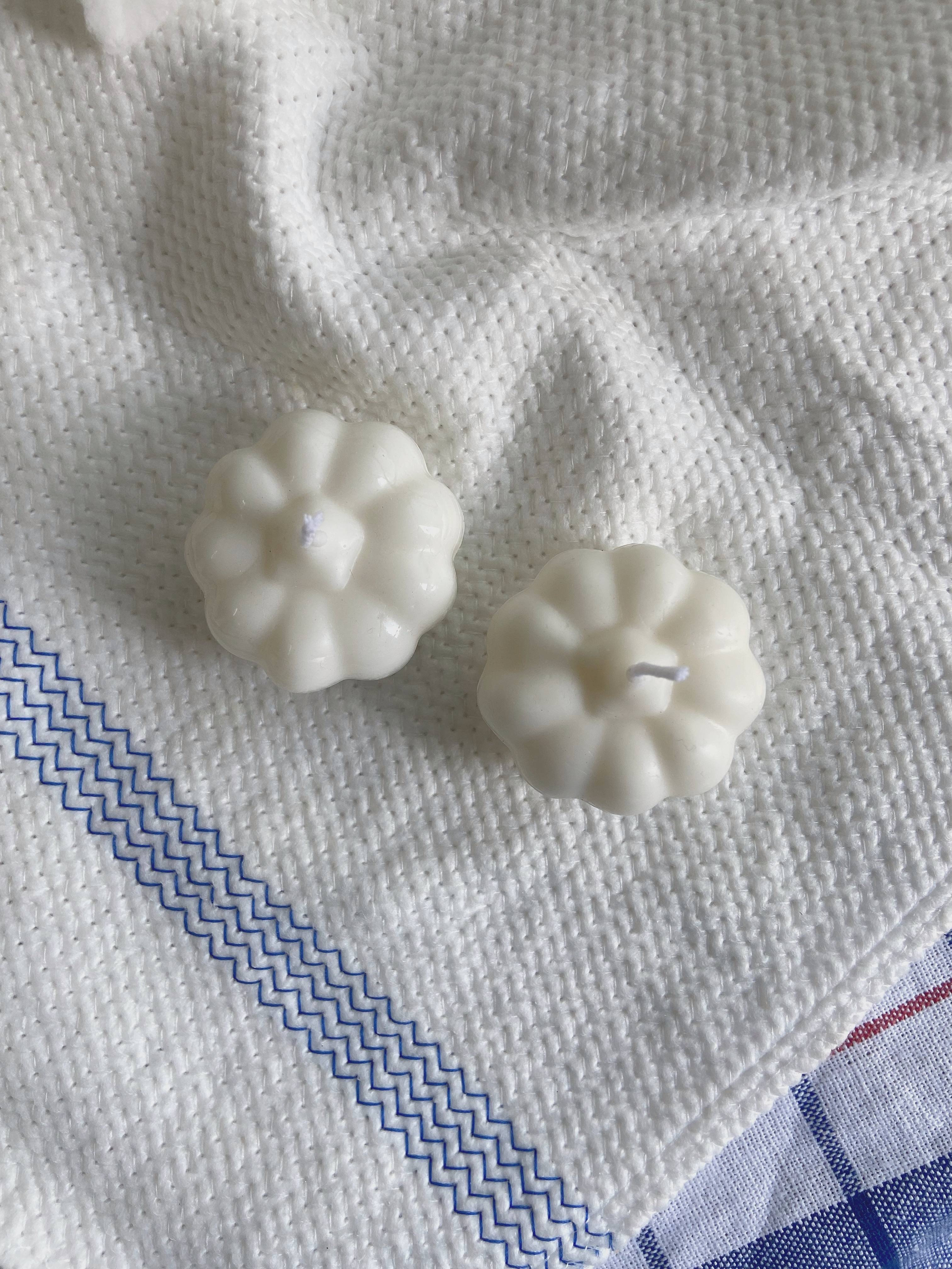 Mini Pumpkin Candle | White Soy Candle