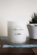 White frost Glass Jar | Soy Candle