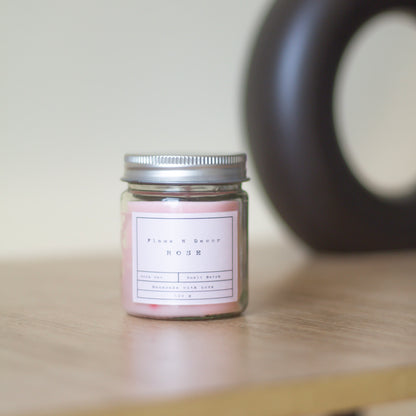 Rose Scented Soy Candles | 100 Gm