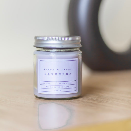 Lavender Scenetd Soy Candles | 100 Gm Set Of 2