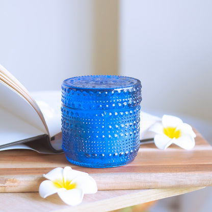 Blue Vintage Jar Scented Soy Candle | 170 Gm