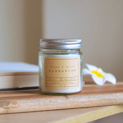 Mandarine Scented Soy Candle | 100 Gm