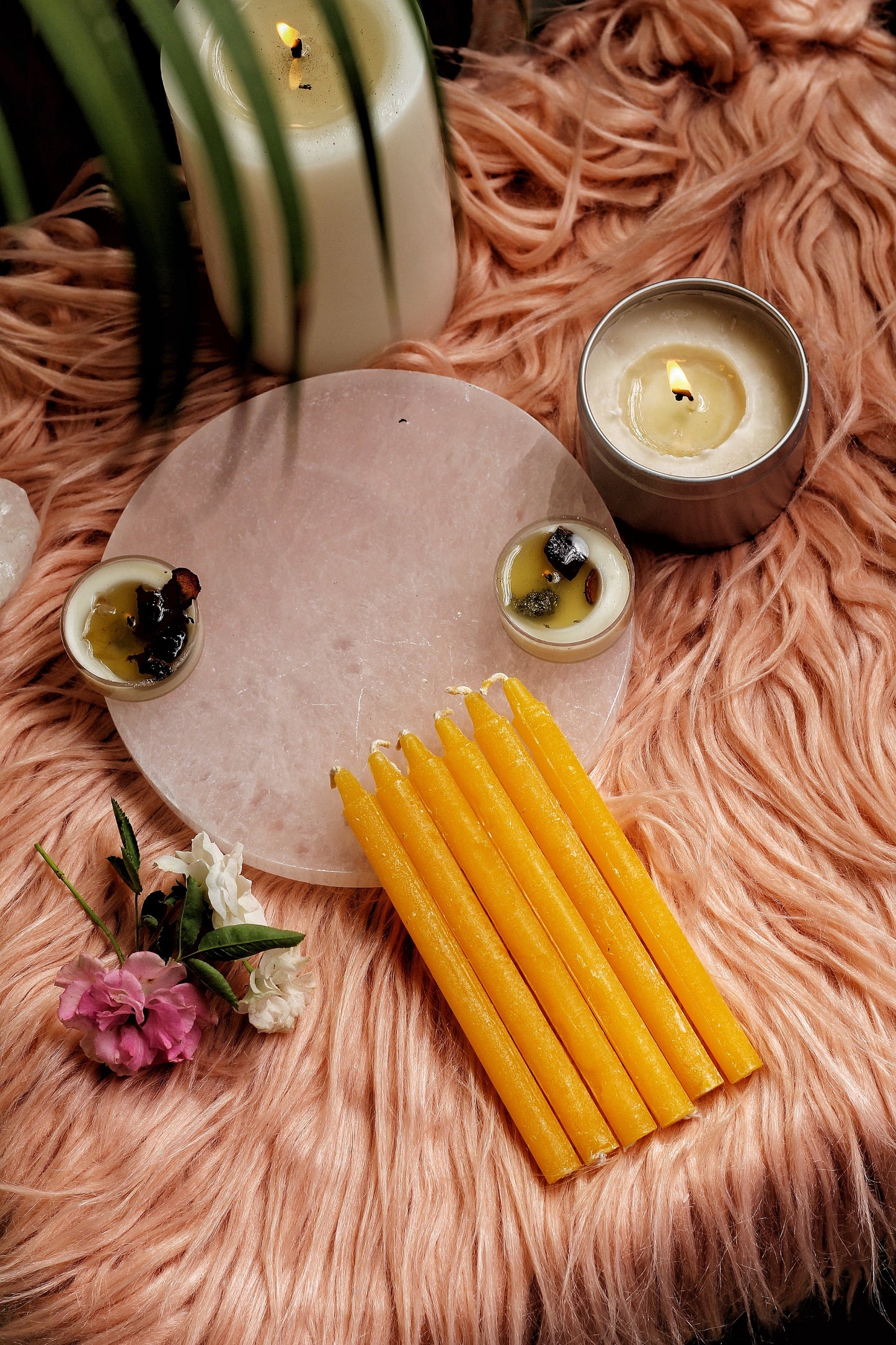 Orange Spell Candle in India