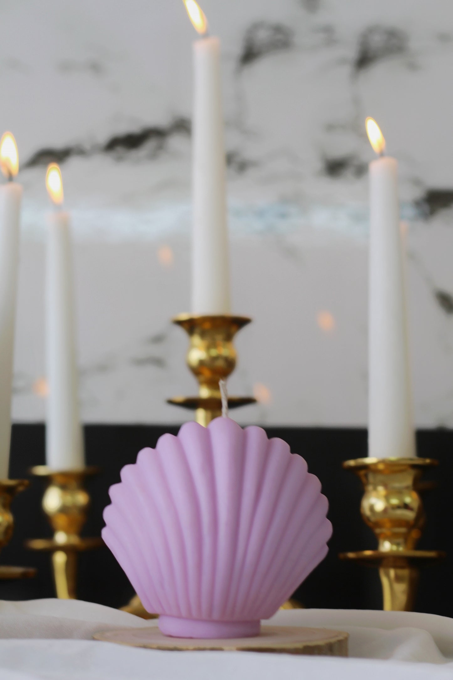 Lavender Shell Soy Candle