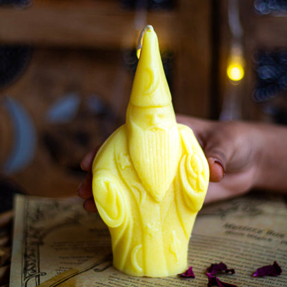Merlin Magician Beeswax Candle