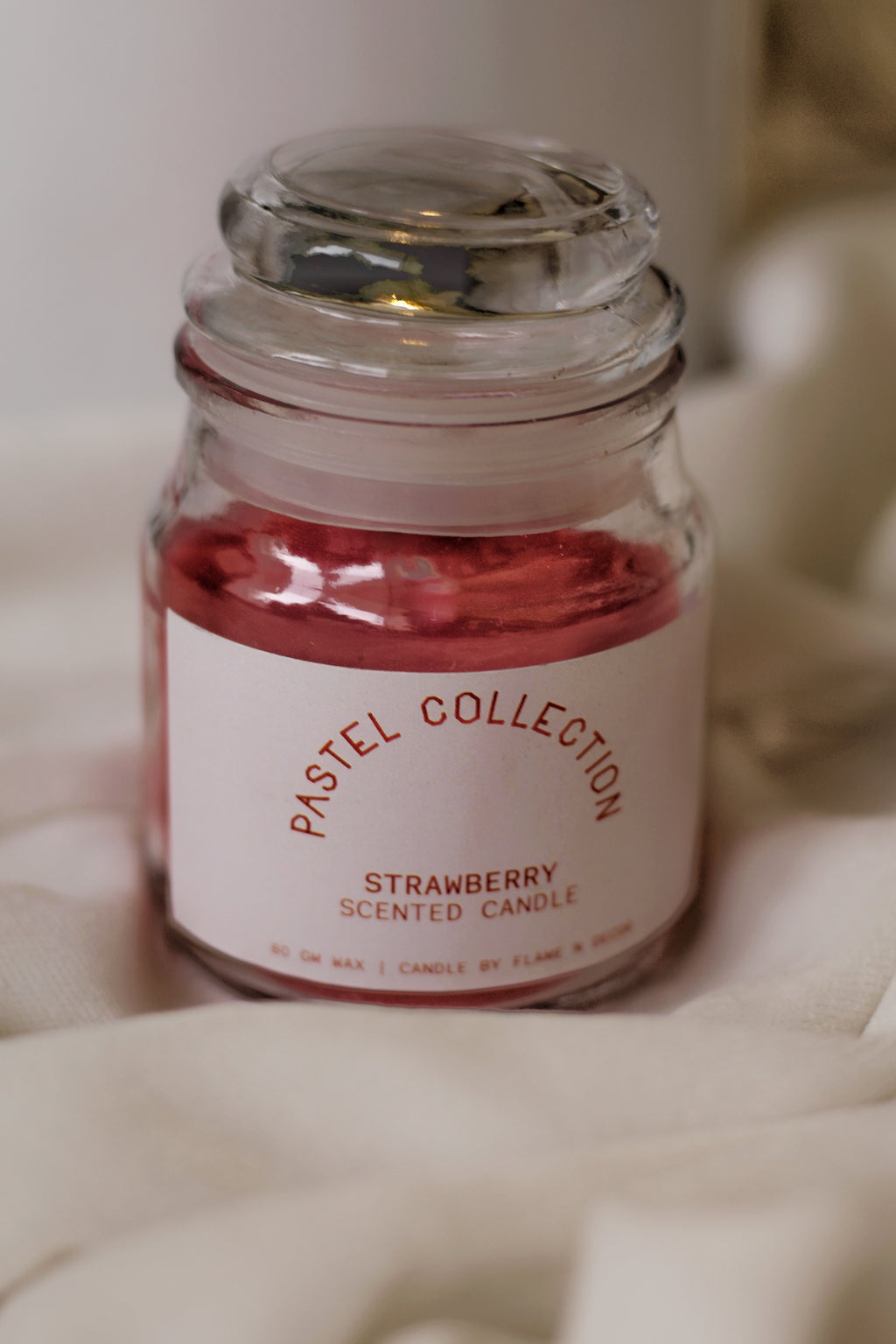 STRAWBERRY COOKIE JAR CANDLE set of 2