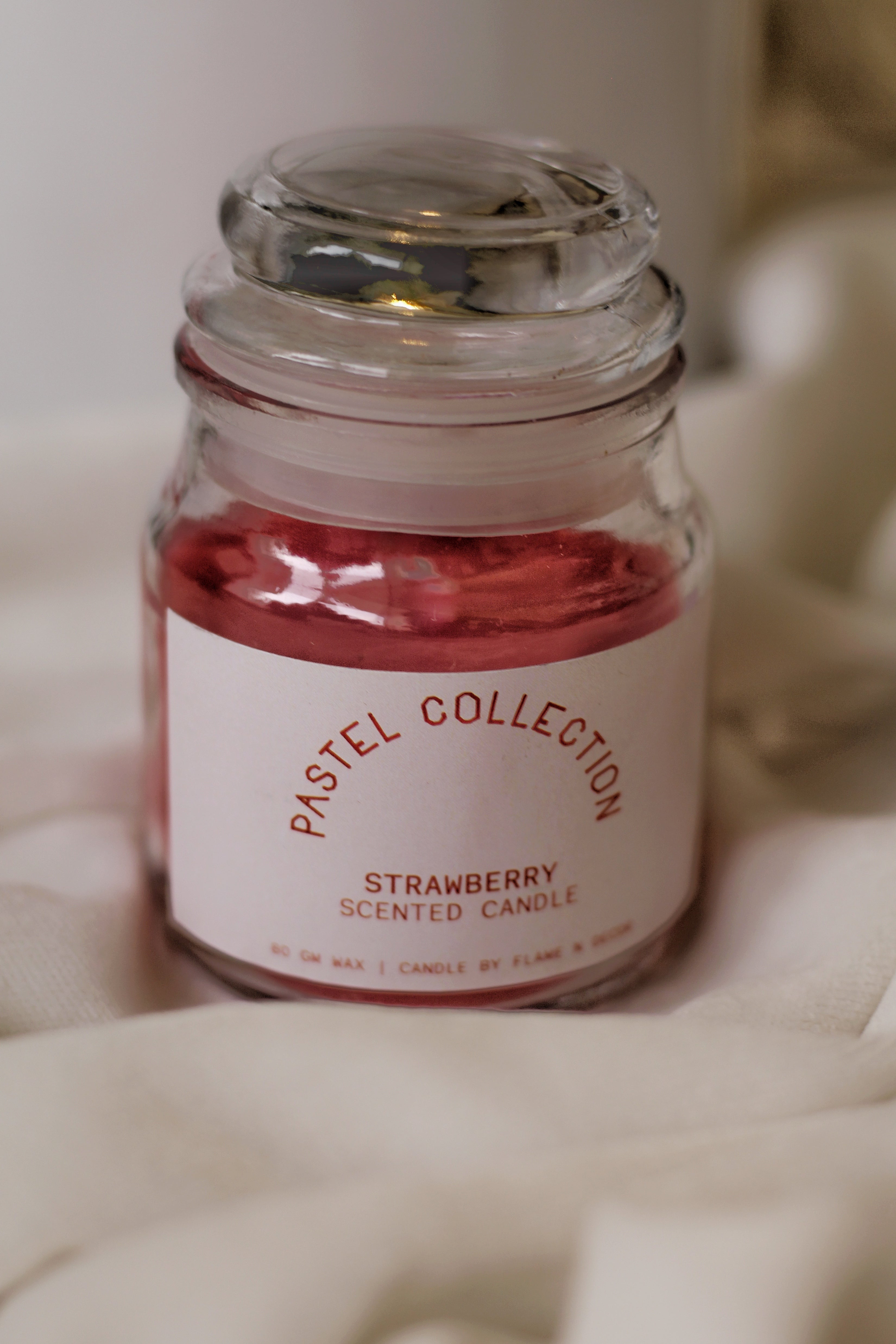 STRAWBERRY COOKIE JAR CANDLE set of 2