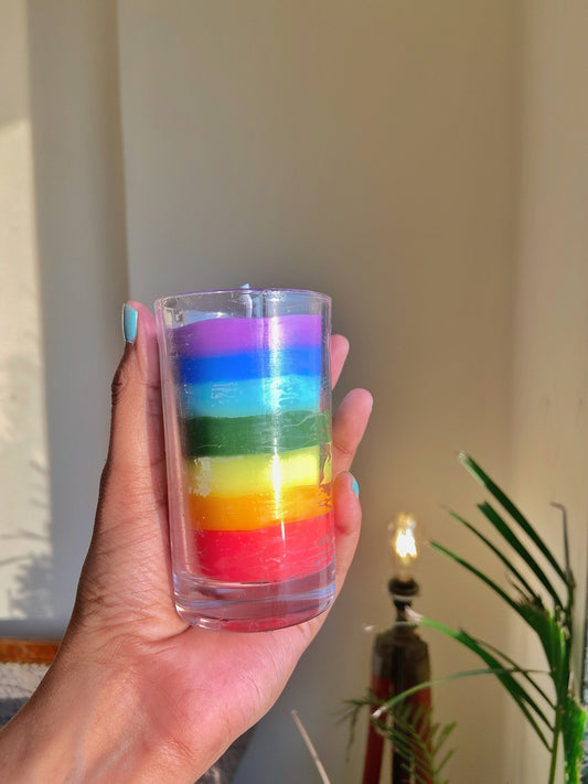 Seven Chakra Big Votive Candle