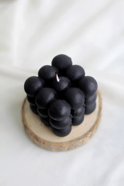 Black Cloud Bubble Soy Candle | Pack Of 3