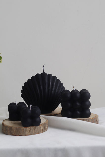 Combo of Black Bubble & Shell Soy Candles