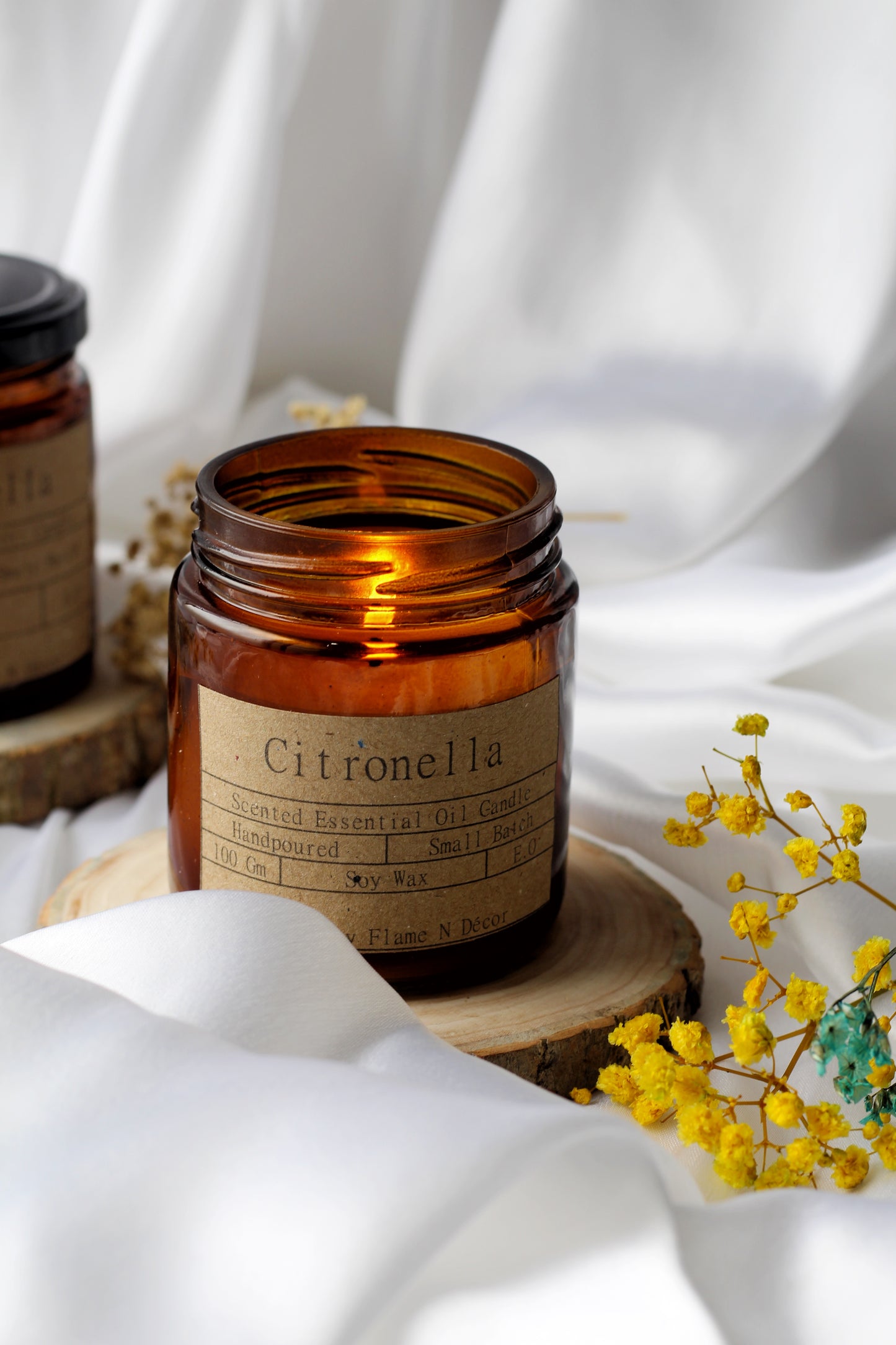Citronella Soy Essential Oil Candle