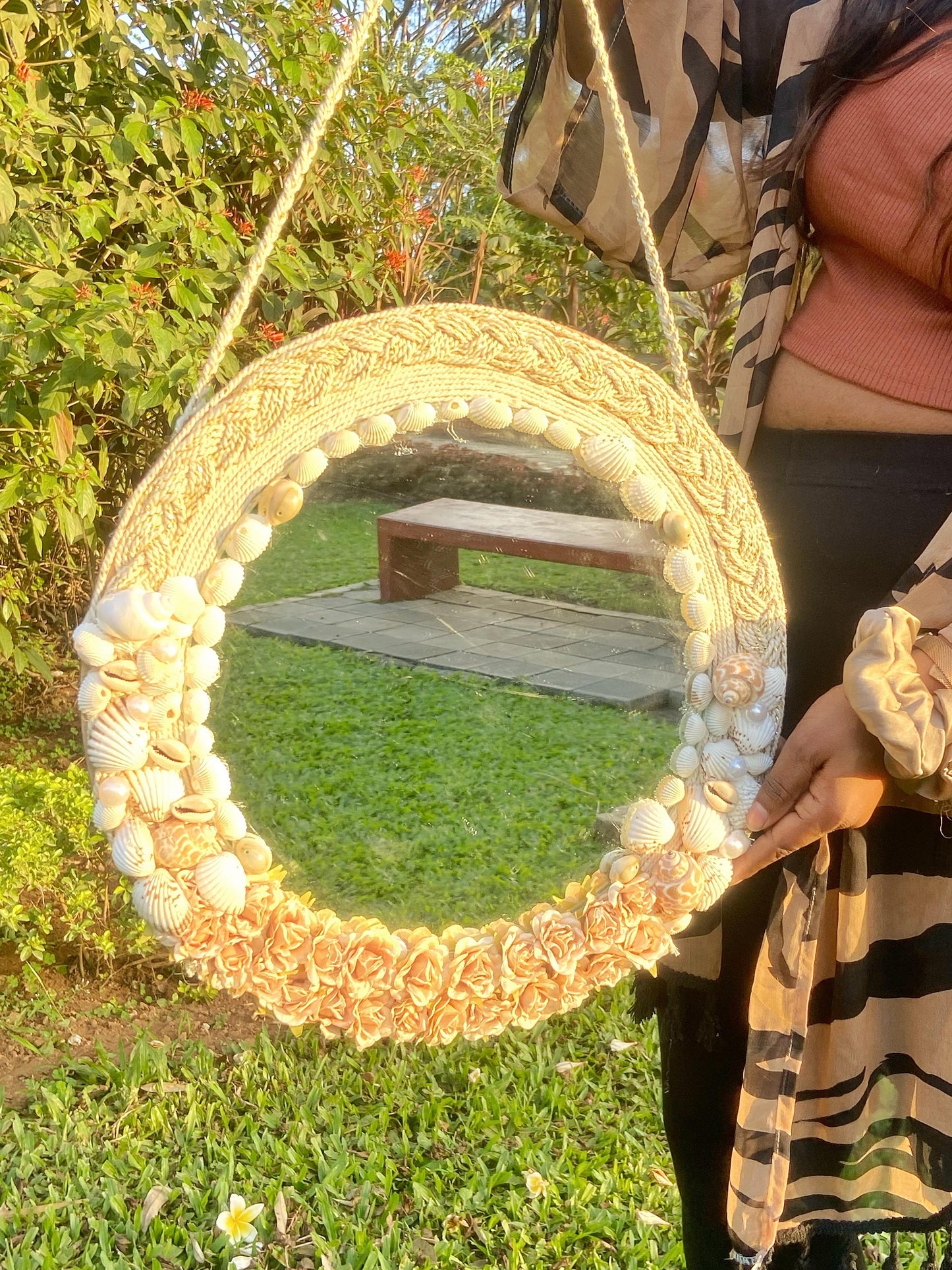 Seashell Decorative Wall Mirror