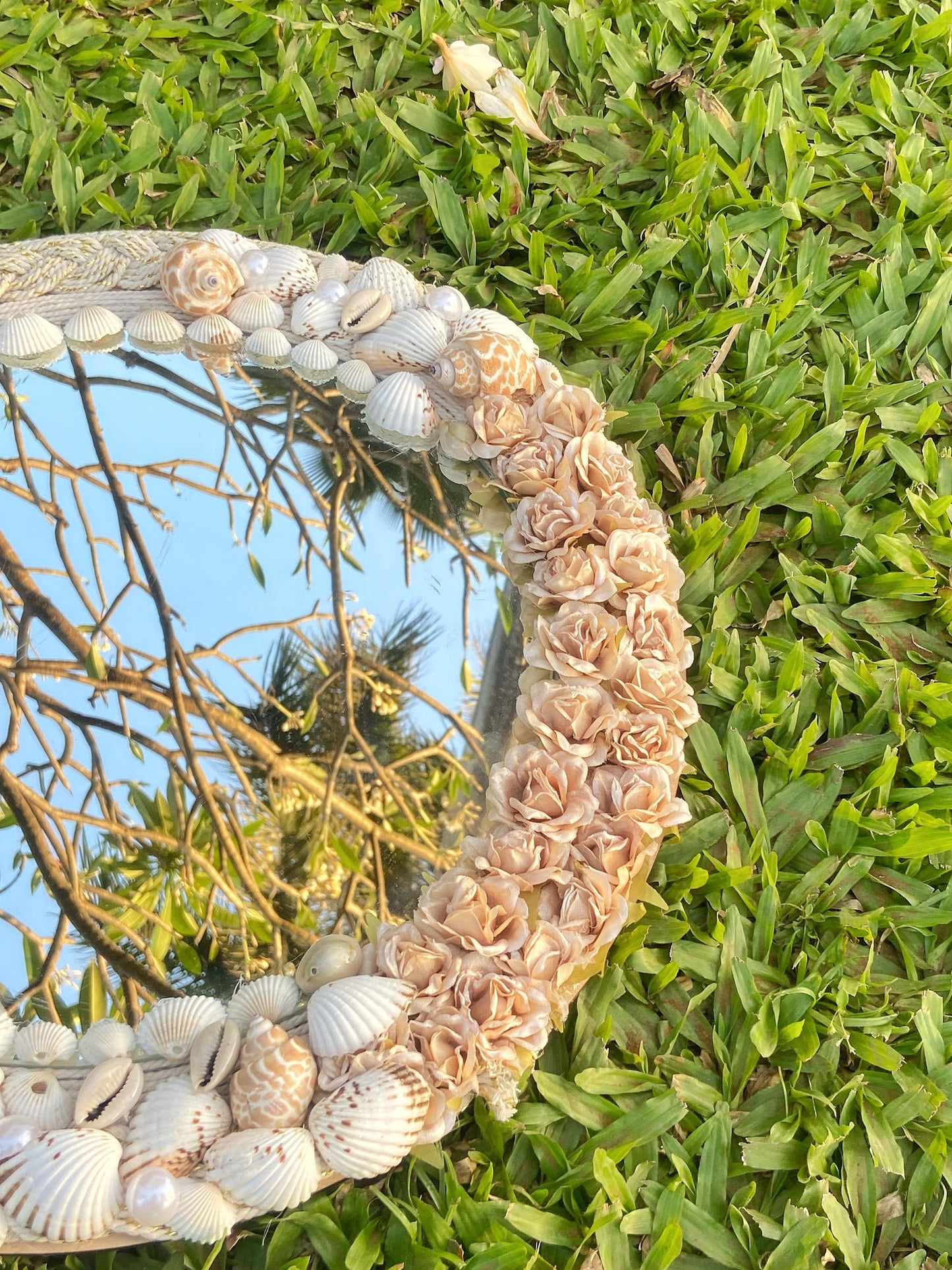 Seashell Decorative Wall Mirror