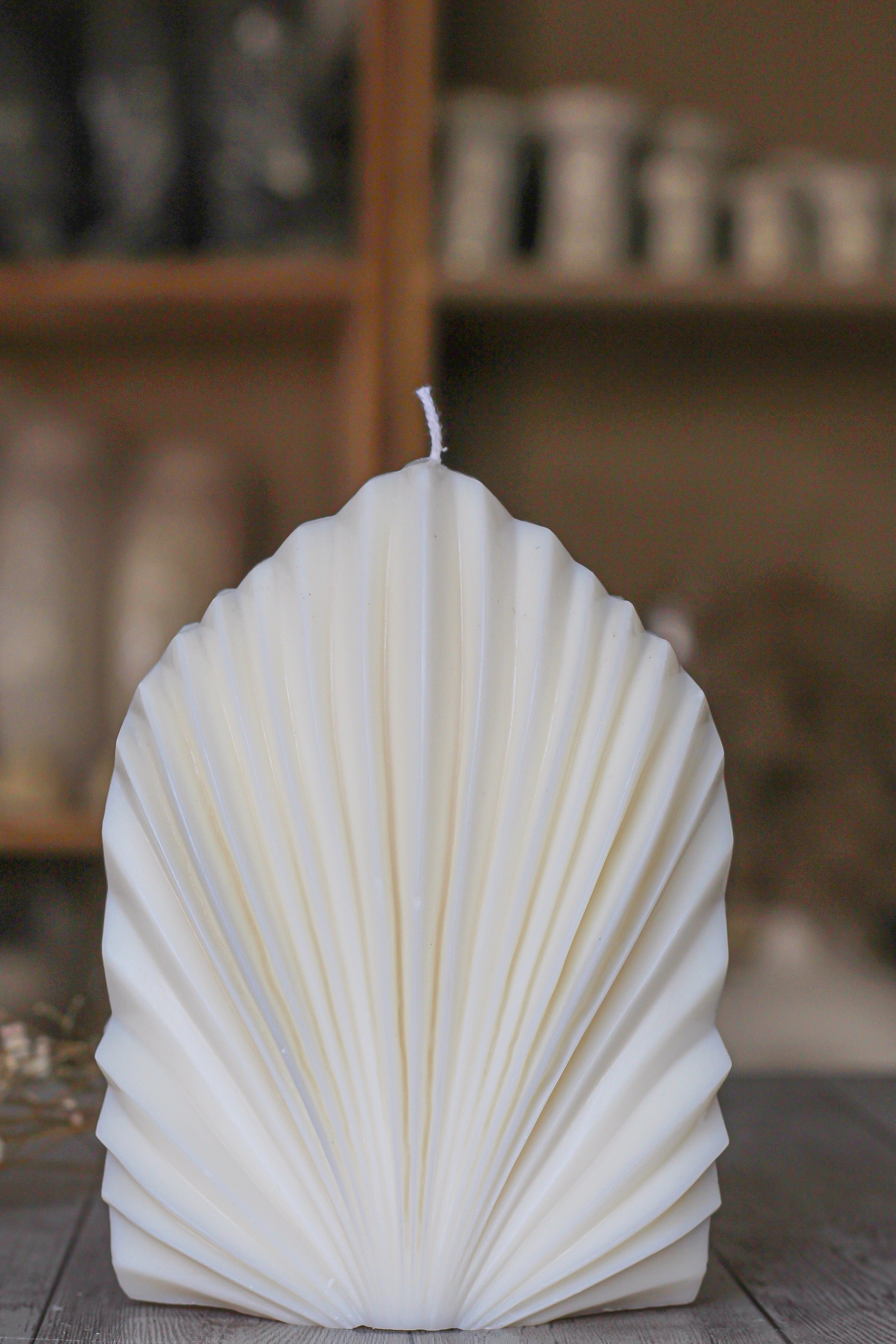 Palm leaf Shape Candle Large