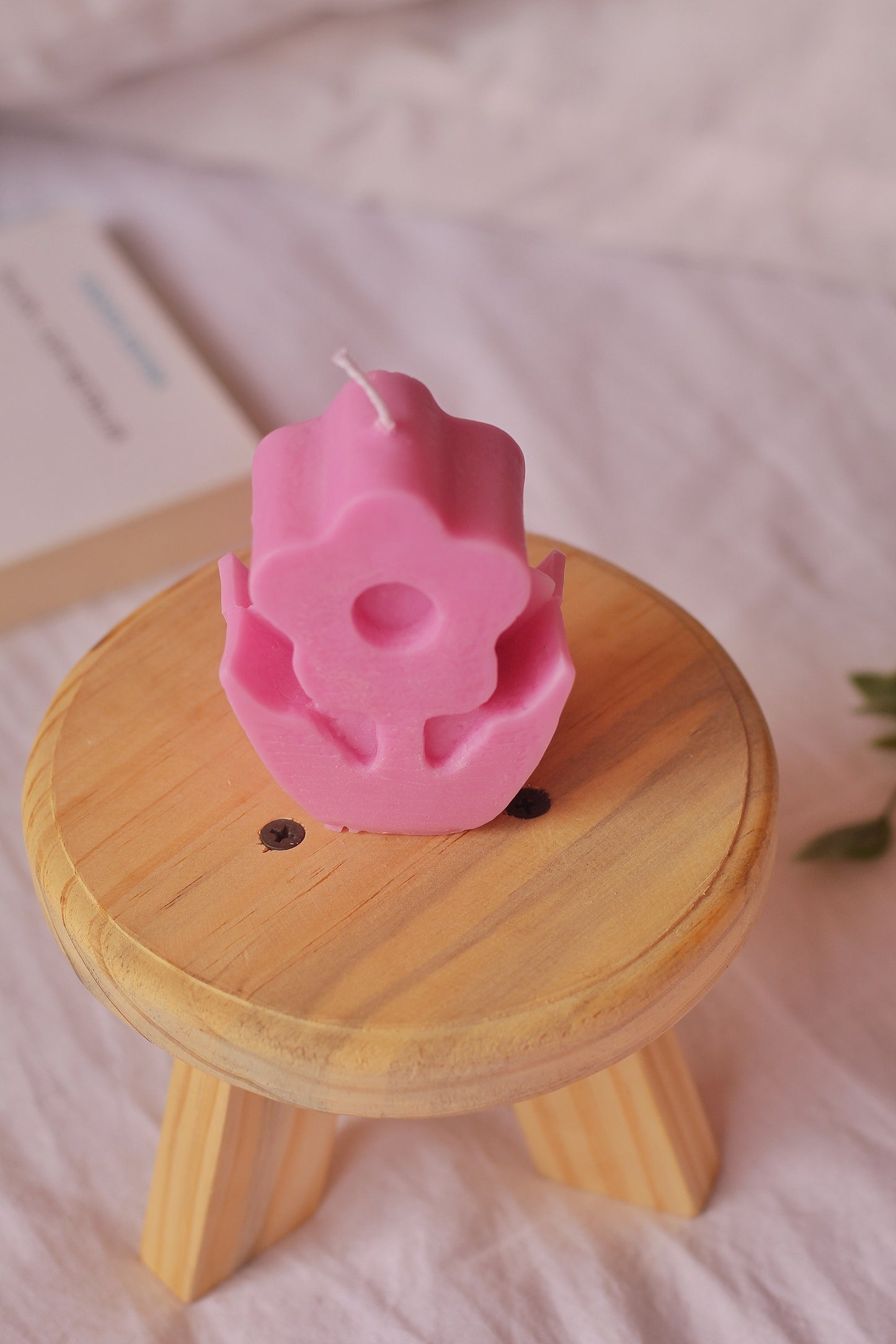 Flower Shaped Soy Wax Candle