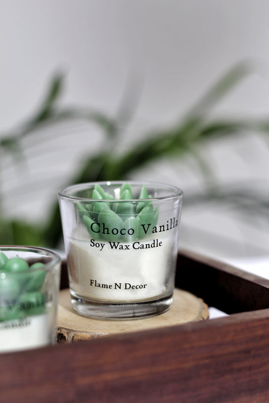 Combo Succulent Candle - Choco Vanilla | Set of 2