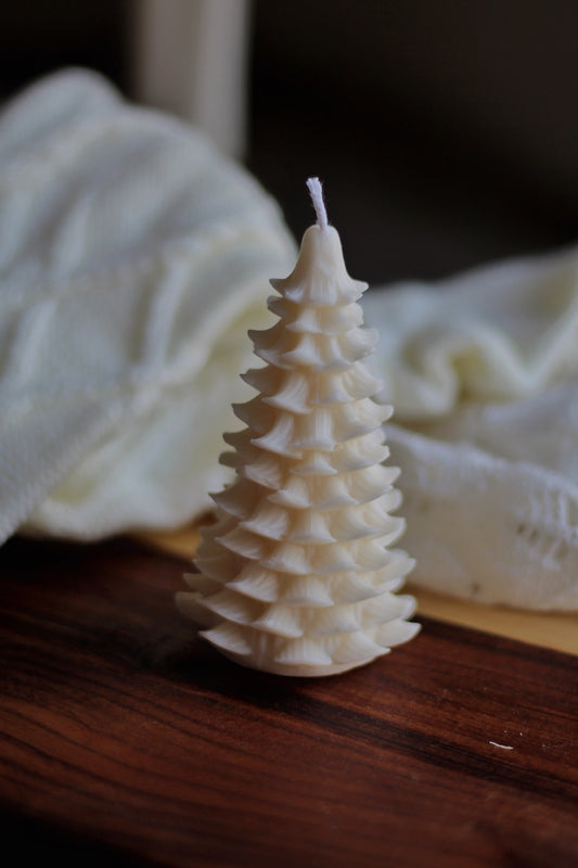 Tree Candle | White
