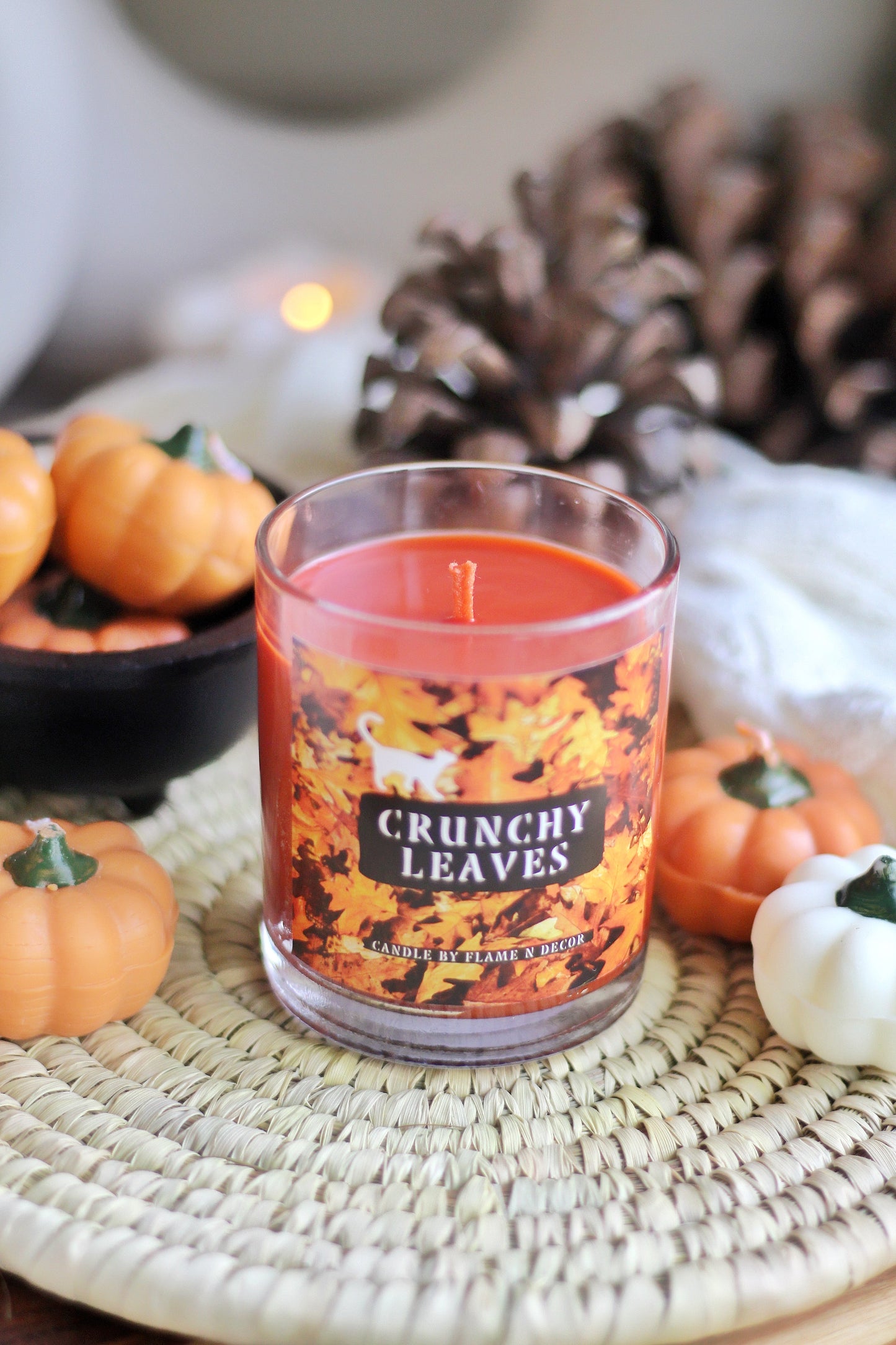 Crunchy Leaves Essential Oil Soy Candle