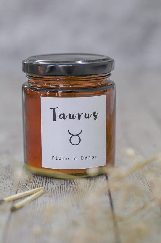 Taurus Zodiac Scented Candle