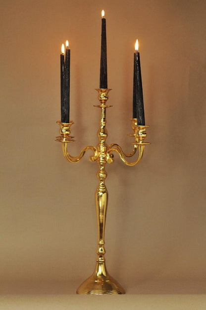 Elegant Table Candle Stand with blooming arms