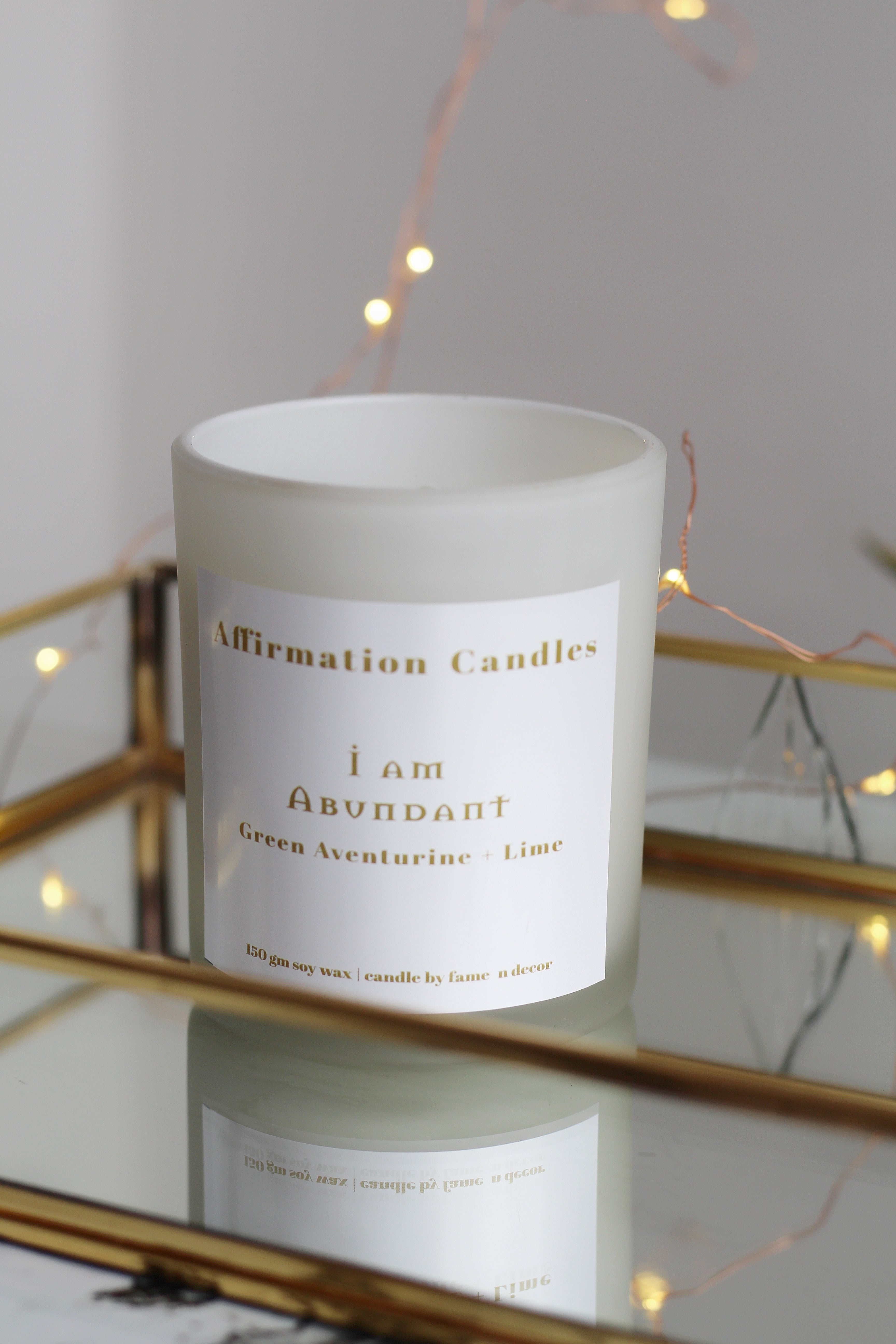 I am Abundant | Soy Candle